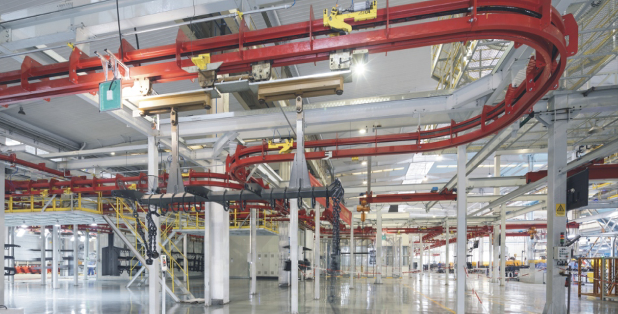 Hangcha Jalur logistik overhead otomatis